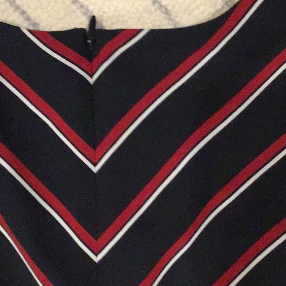 Banana Republic navy stripe dress sz 8 - Picture 6 of 7